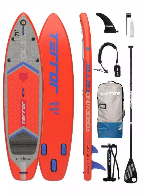 Доска SUP надувная TERRO 11'6*32"*6" FORDEWIND red